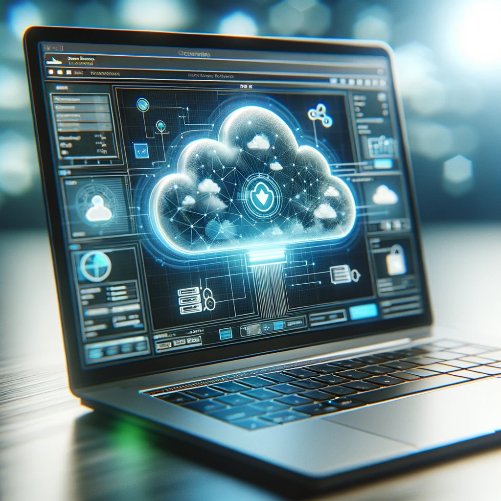cloud on laptop cloud on laptop